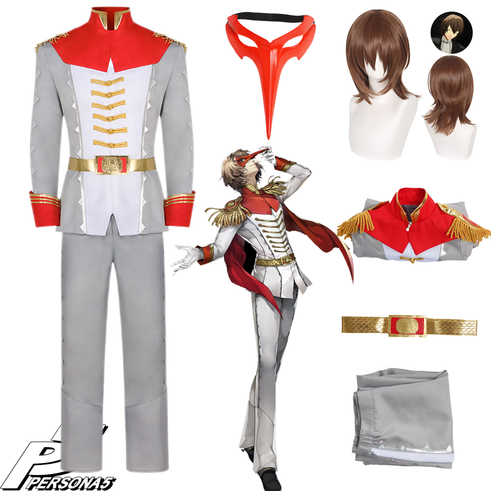 Party Games Ps5 - Game Akechi Goro Cosplay Costume CROW