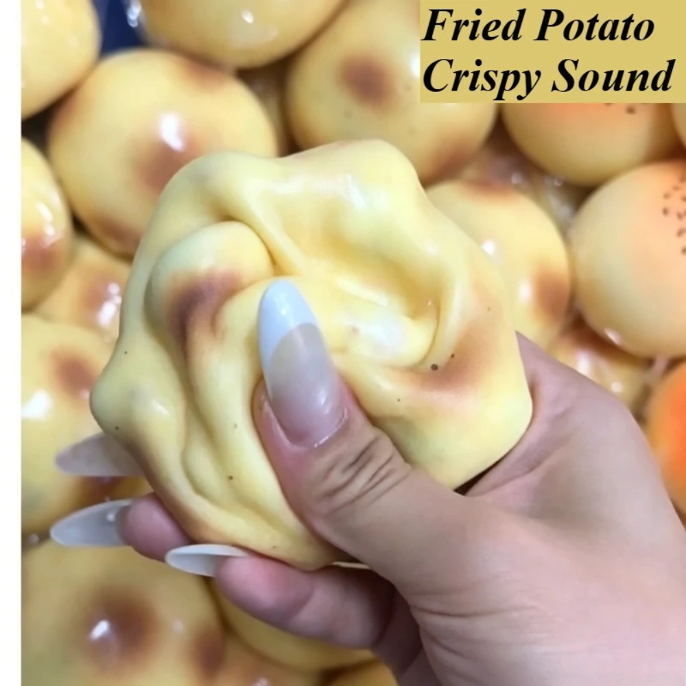 Party Games Crazy - Fried Potato Shaped Squishy Toy Crispy