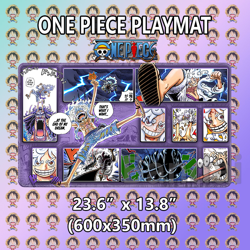 Party Games At Home - Boardgame- One Piece OPCG Luffy Playmat