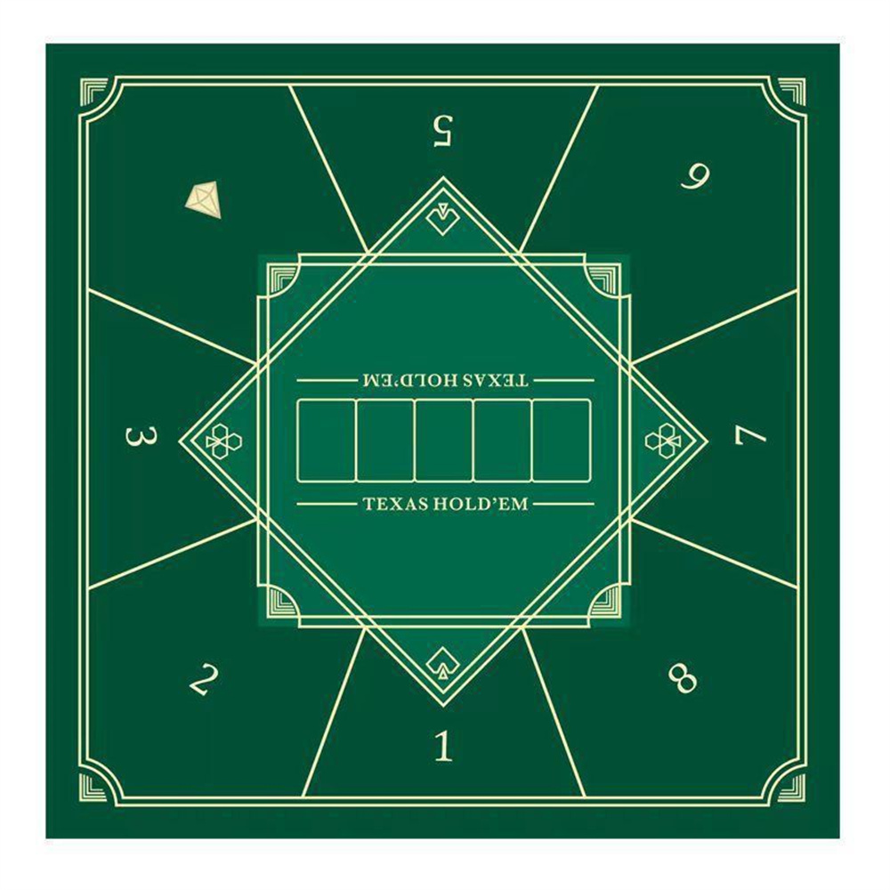 Party Games Board Game - Thickened Texas Hold'em Poker Mat Waterproof