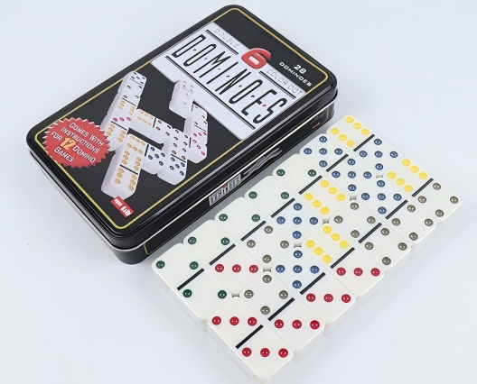 Party Games Board Game - ElegantMahj Double Six Dominoes Set for