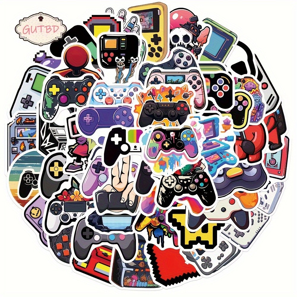 Party Games Mobile - 50Pcs Game Handle Stickers for Mobile
