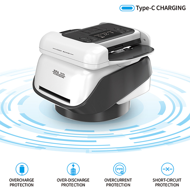 Party Games At Home - Automatic Cards Dealer Machine 360° Rotating