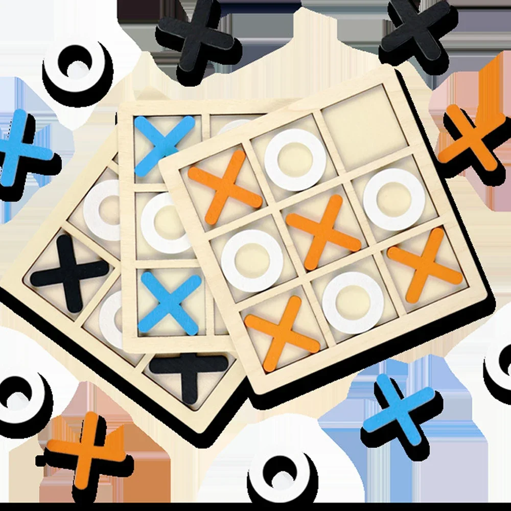 Wooden XO Tic Tac Toe Game Min - Party Games At Home recension och pris