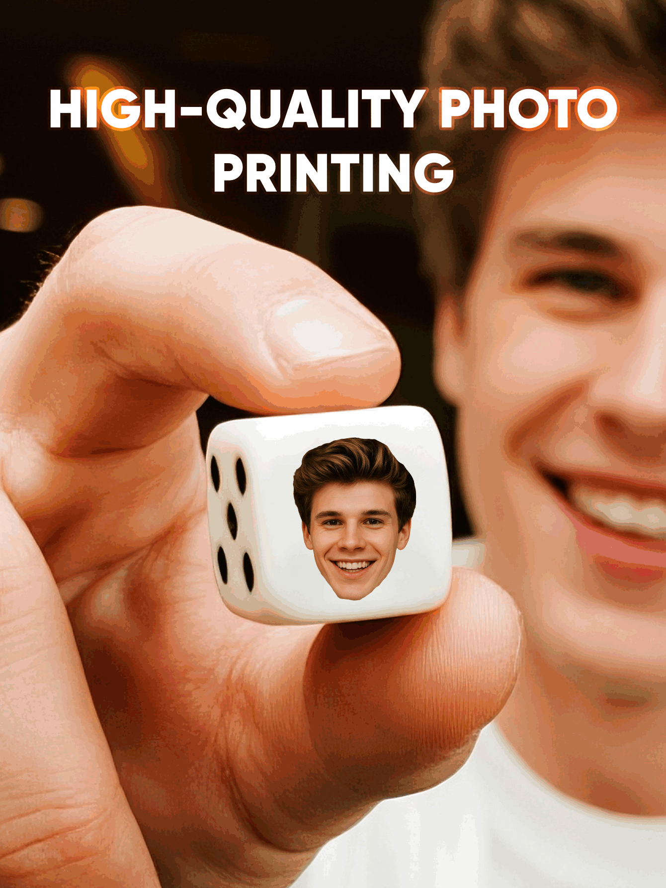 Custom Face Dice Personalized  - Party Games For Christmas recension och pris
