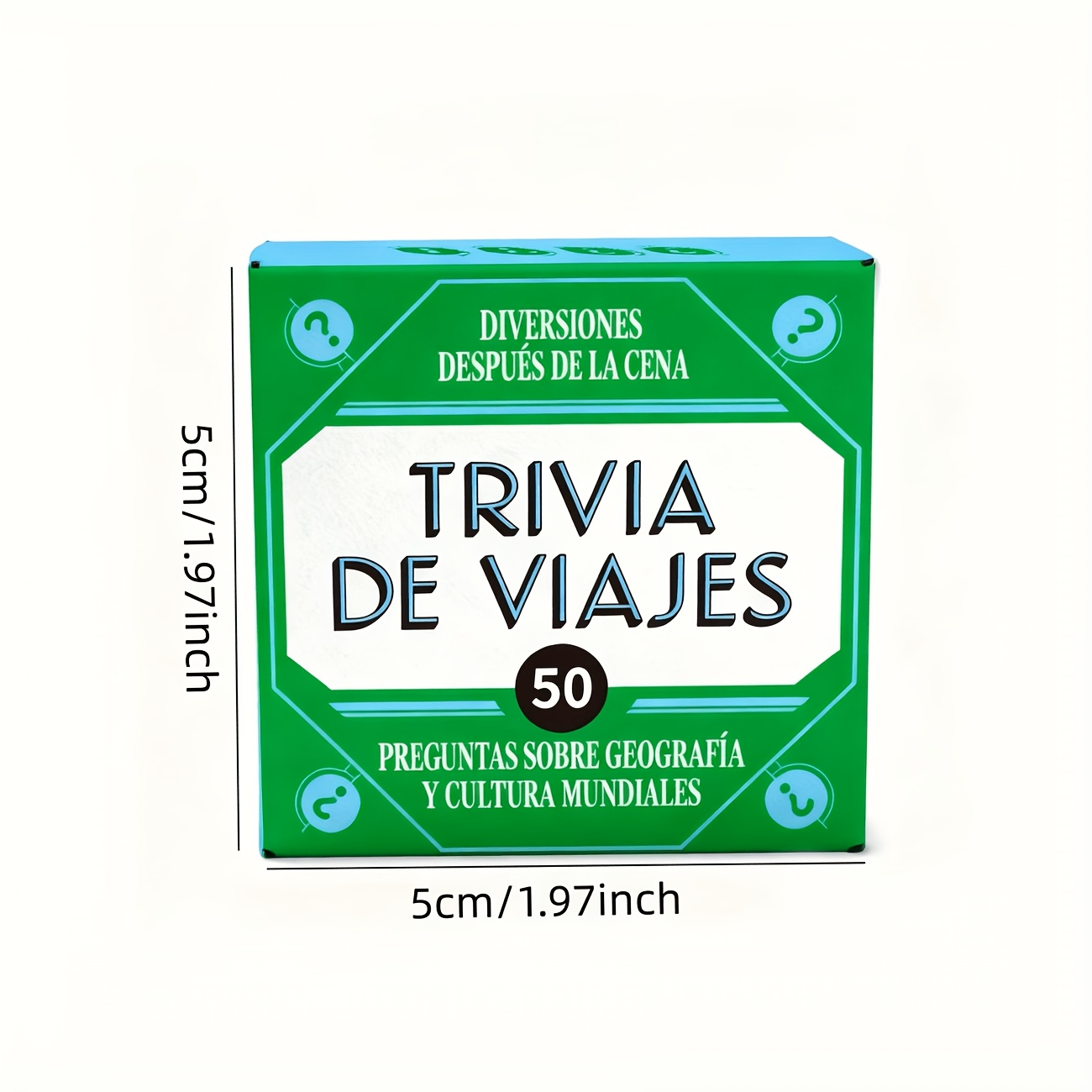 Mini Size Spanish Travel Trivi - Party Games Quiz Questions recension och pris