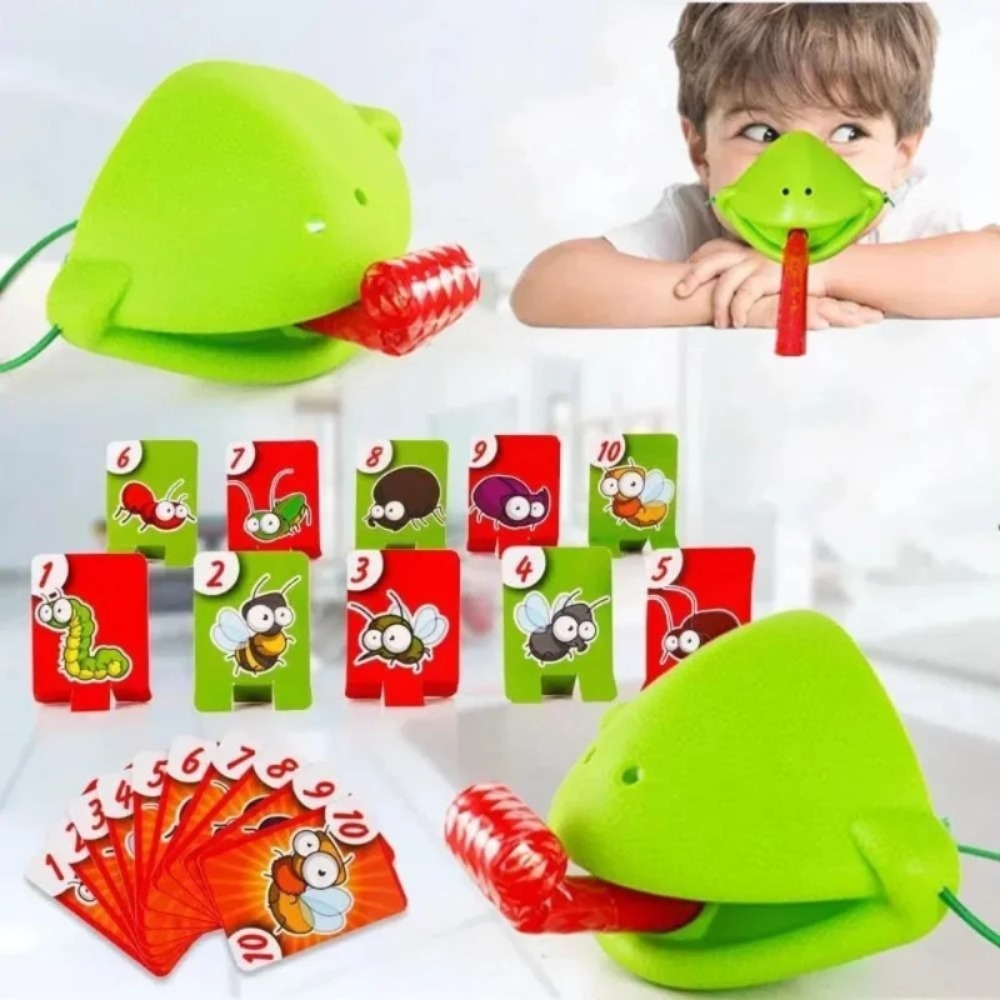 Frog Lizard Mask Wagging Tongu - Party Games Board Game recension och pris
