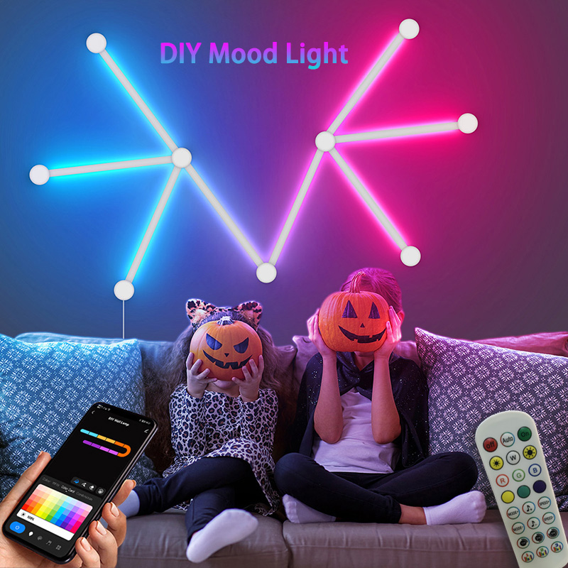 Smart RGB Wall Lamp, Bluetooth - Party Games Switch recension och pris