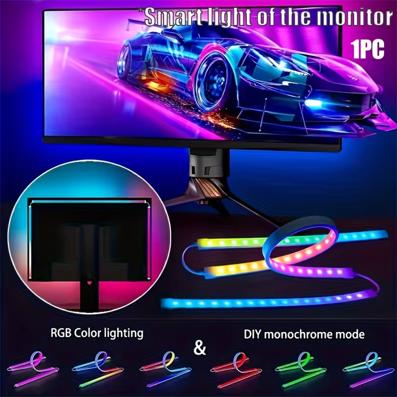 RGB Gaming Lights Strip Monito - Party Games Pc recension och pris