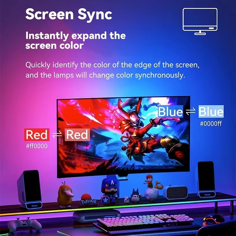 RGB Gaming Lights Strip Monito - Party Games Pc recension och pris