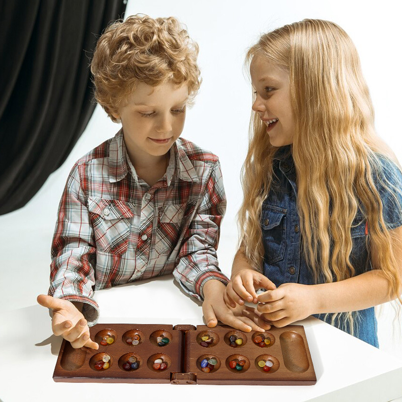 Ancient Mancala African Chess  - Party Games Board Game recension och pris