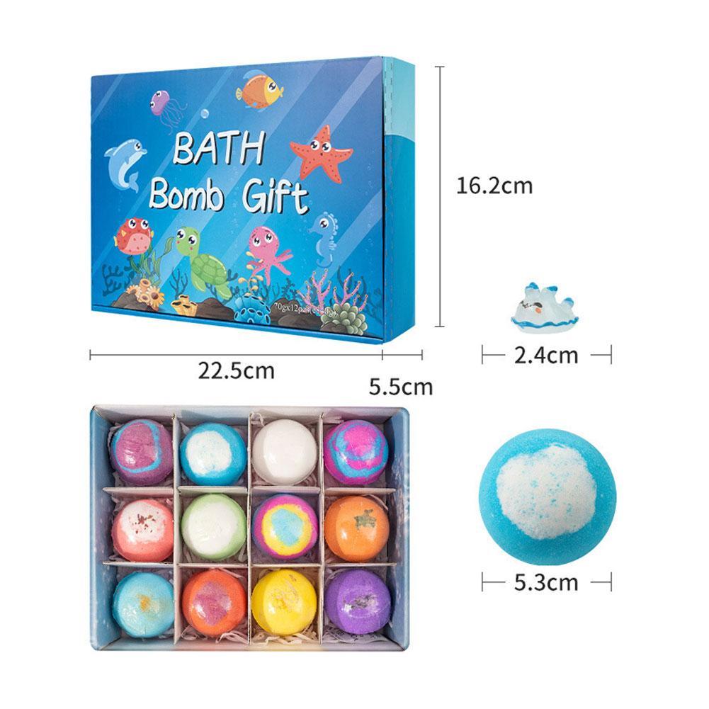 12 Pack Kids Bath Bombs with S - Party Games Bomb recension och pris