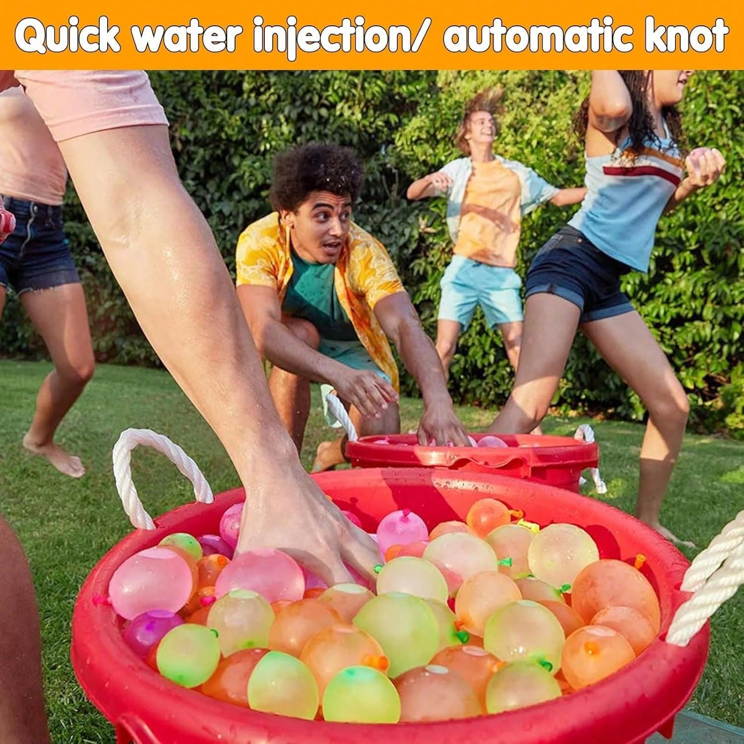 111 Water Balloons, Fast Spray - Party Games Bomb recension och pris