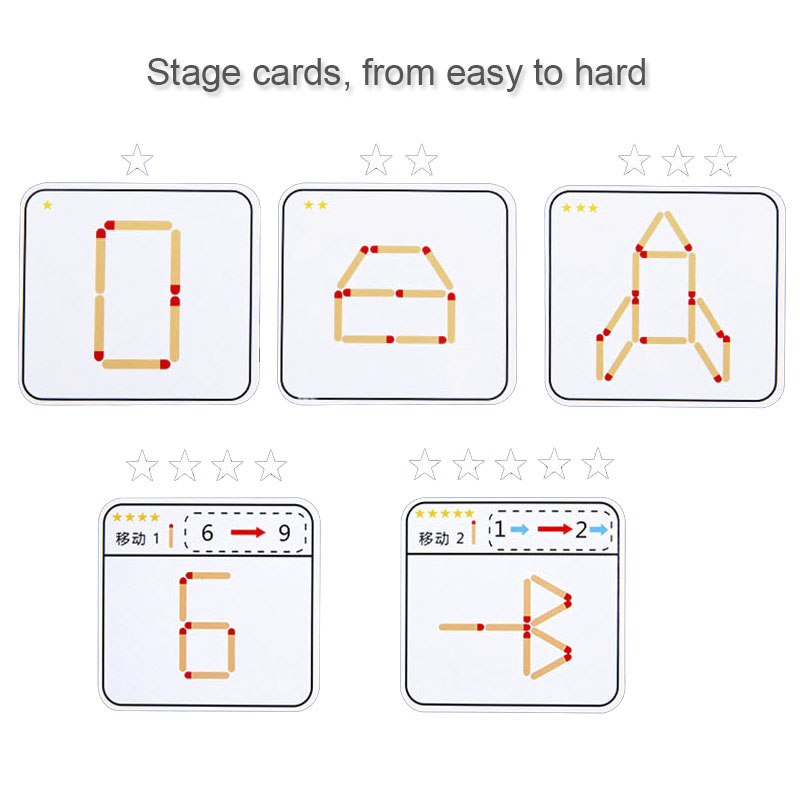 Montessori Matches Puzzles Gam - Party Games At Home recension och pris