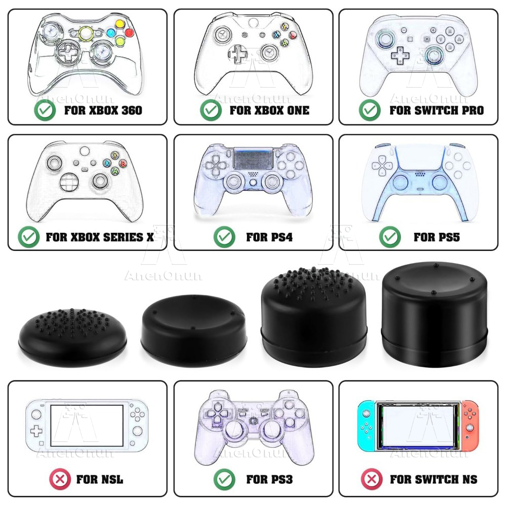 8PCS Thumb Grip Caps Controlle - Party Games Playstation recension och pris