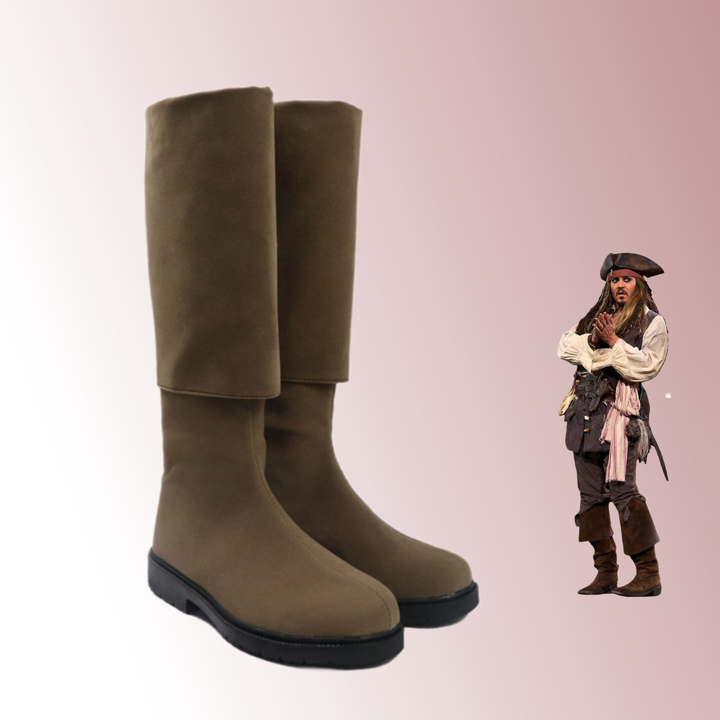 Jack Sparrow Cosplay Shoes Bro - Party Games Jack recension och pris