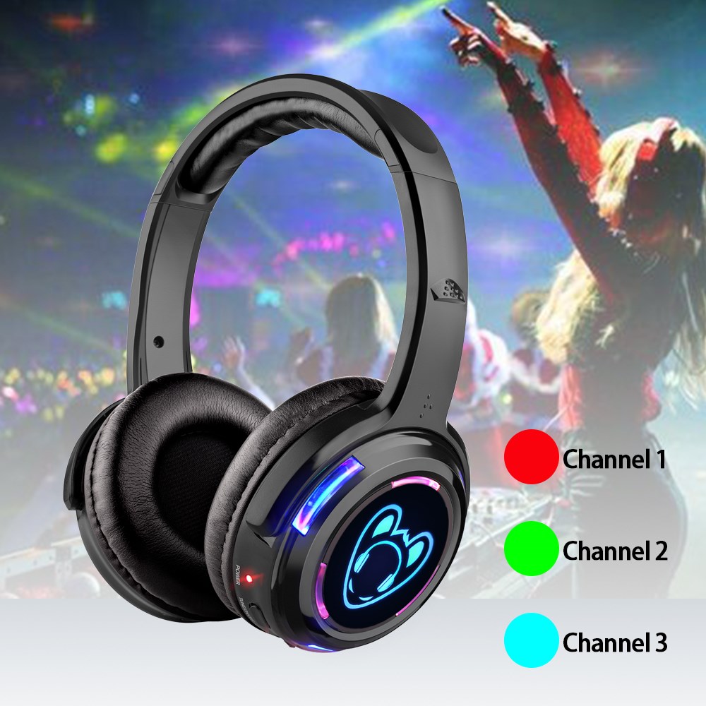 LED Flashing Light Silent Disc - Party Games Mobile recension och pris