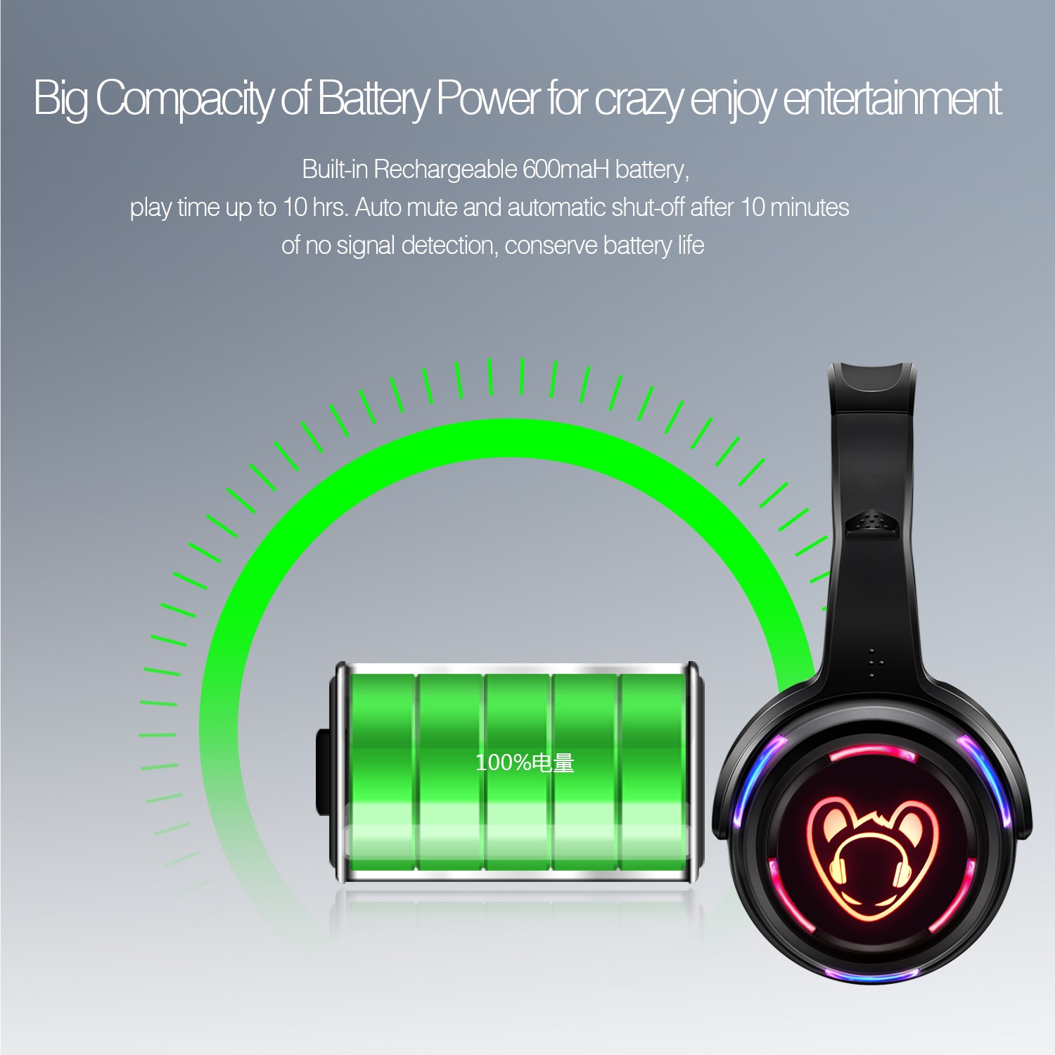 LED Flashing Light Silent Disc - Party Games Mobile recension och pris