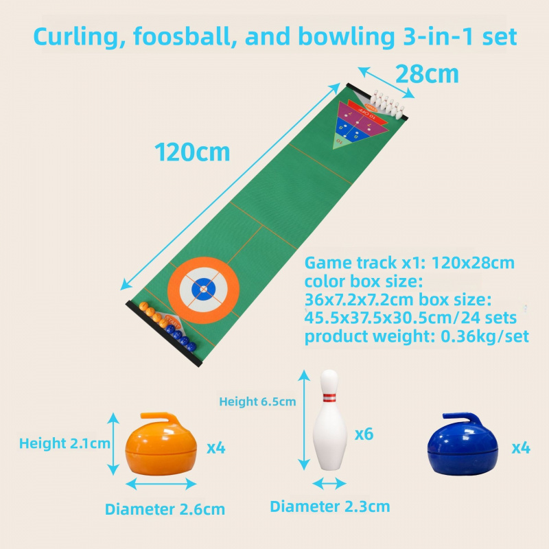 Curling Tabletop Game Set, Min - Party Family Games recension och pris