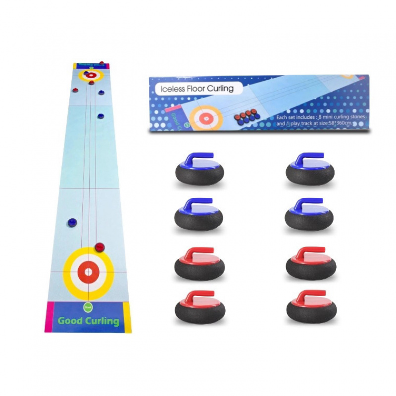 Curling Game Set Indoor Deskto - Party Family Games recension och pris